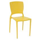 Cadeira Safira em Polipropileno e Fibra de Vidro Amarelo Tramontina