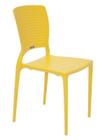 Cadeira Safira Em Polipropileno E Fibra De Vidro - Amarelo