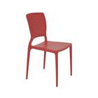 Cadeira Safira Vermelha Tramontina em Polipropileno