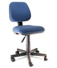 Cadeira Secretária com Braços Linha Safira Azul - Design Office Móveis