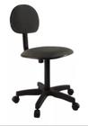 Cadeira secretaria giratoria tropical não tem regulagem de altura pstão é fixo tecido cinza/preto