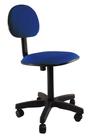 Cadeira secretária s regulagem de altura tecido Azul