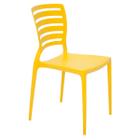 Cadeira Sofia encosto horizontal amarela Tramontina 92237000