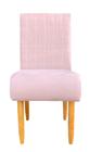 Cadeira stela sued rosa bebê