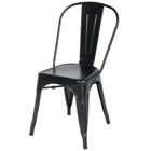 Cadeira Tolix Iron Preta - Aço Carbono