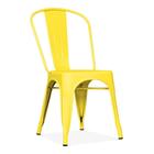 Cadeira Tolix Sem Braços - Cor Amarela