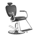Cadeira para Barbearia Hidráulica Reclinável Dubai Black Style Preta Terra  Fértil - odonto