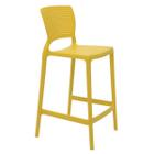 Cadeira Tramontina Safira Summa Alta Residência em Polipropileno e Fibra de Vidro Amarelo
