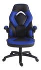 Cadeira Ultra Gamer Azul Poliéster 113-122x70x63cm Até 100kg