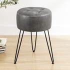 Cadeira Vanity Stool LUE BONA em material sintético para sala de maquiagem