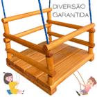 Cadeirinha De Balanço Infantil Madeira Corda Em Nylon 12 Mts - Arte Link