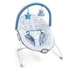 Cadeira Bebê Descanso Acolchoada Vibratória Musical Base Curva até 11,3kg  BW095RS - Rosa