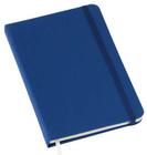 Caderneta Anotação Pautada Com Elástico 21x14cm Azul