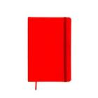 Caderneta Clássica Flex Pautada 14x21cm Vermelha Cicero