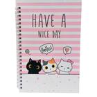 Caderneta Moleskine de Anotações Bloco de Notas gatinhos Cute