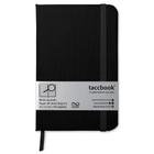 Caderneta Pautada taccbook Preta 9x14 Ríg.