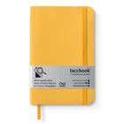 Caderneta Quadriculada taccbook Amarelo ouro 9x14 Flex