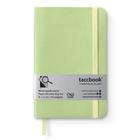 Caderneta Quadriculada taccbook Verde (pastel) 9x14 Flex