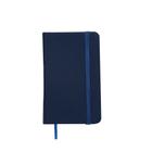 Caderneta Tipo Moleskine Agenda Escrever Estudar 13x8 Bolso Azul