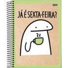 Caderno 01X1 Capa Dura FLORK 80FLS.