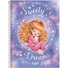 Caderno 01X1 Capa Dura JUDY 80 Folhas Pacote com 4 Unidades