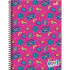 Caderno 01x1 capa dura pop collection 96 folhas foroni