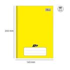 Caderno 1/4 Brochura Linha C/D 48 Fls Amarelo - Tilibra