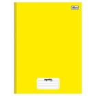 Caderno 1/4 Capa Dura Tilibra Costurado Mais+ Amarelo 96 Folhas - Embalagem com 10 Unidades