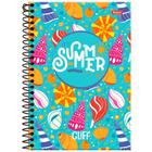 Caderno 1/4 Esp 160fls Cliff Feminino Its Summer Foroni