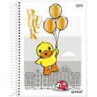 Caderno 1/4 Espiral 80 Fls B.Duck Capa 2 - Jandaia