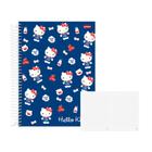 Caderno 1 Matéria 80fls Hello Kitty Azul Jandaia