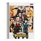 Caderno 1 Matéria 80Fls My Hero Academia Cinza Foroni