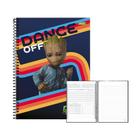 Caderno 1 Matéria Esp 80Fls Marvel I Am Groot Dance Foroni