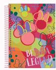 Caderno 1 materia minnie arts 80 folhas jandaia