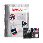 Caderno 1 Matéria NASA Cinza Tilibra