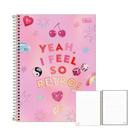 Caderno 10 Matérias Capricho I Feel So Retro 160fls Tilibra