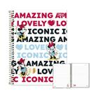 Caderno 10 Matérias Minnie Branco 160fls Tilibra