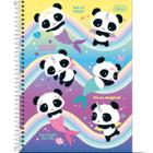 Caderno 10 Matérias Univ. Panda Lovely - Tilibra