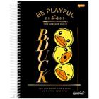 Caderno 10X1 Capa Dura B-DUCK Espiral 160FLS PCT.C/04