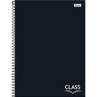 Caderno 10X1 Capa Dura CLASS Preto 160 Folhas Pacote com 04