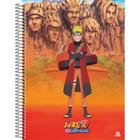 Caderno 10X1 Capa Dura Naruto 160 Folhas - Pacote com 04 Unidades