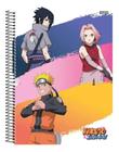 Caderno 15 Matérias Naruto Shippuden Capa Dura Com Adesivos