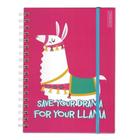 Caderno 1X1 College Lhama 37785-Dermiwil