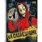 Caderno 80 cd la casa de papel tilibra