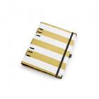 Caderno a5 planner gold branco otima