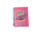 Caderno Agenda Escolar Lettering Universitario Colegial Dac