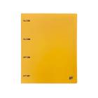 Caderno Argolado Fichário Amarelo Mostardal Com Bloco A4 YES Material Escolar Universitário Colegial