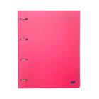 Caderno Argolado Fichário Rosa Pink Pastel Com Bloco A4 YES Material Escolar Universitário Colegial