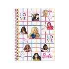 Caderno Barbie Universitário 10 Matérias 160 Folhas Hello - Foroni