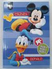 Caderno Brochura 1/4 (14cmx20cm) Capa Dura 96 Folhas Mickey Mouse Tilibra